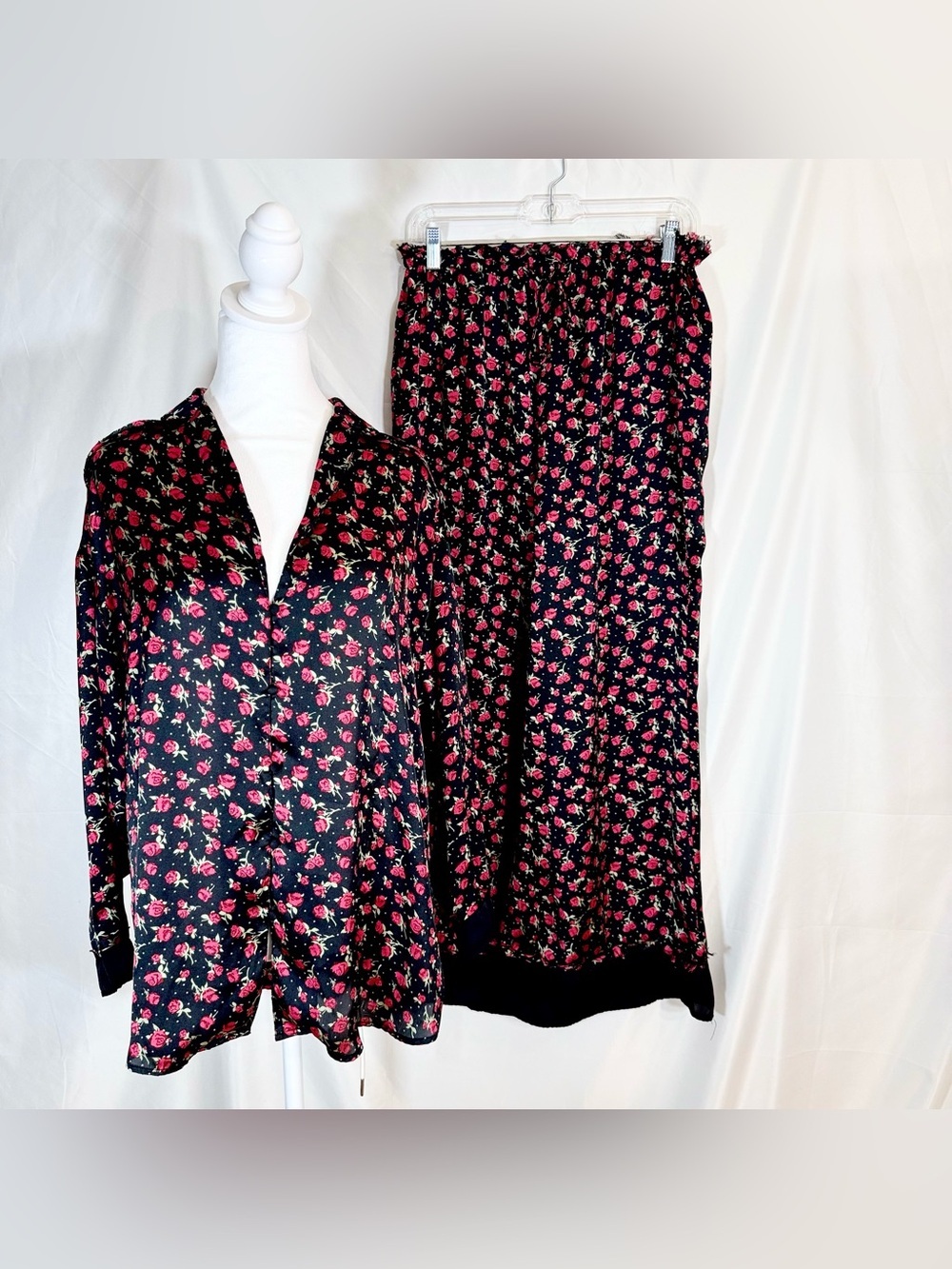 Intimately Free People “Dreamy Days Satin Like Pajama Set Size XS - Picture 3 of 16